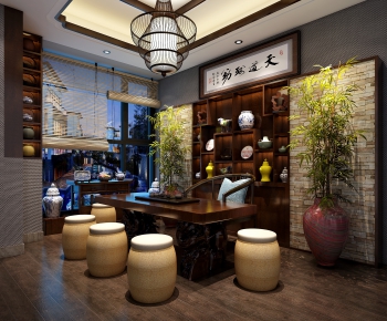 New Chinese Style Tea House-ID:659314125