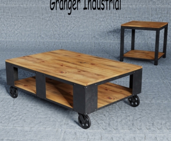 Industrial Style Coffee Table-ID:594665768
