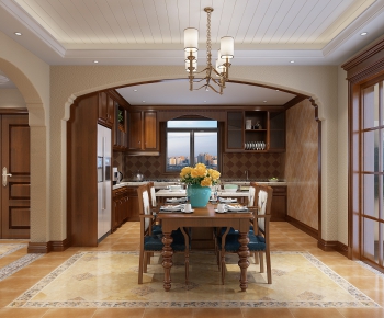 American Style Dining Room-ID:883277494