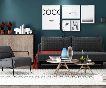 Nordic Style Sofa Combination-ID:873622868