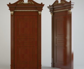 European Style Solid Wood Door-ID:985648362