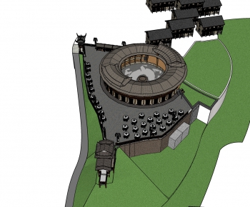 Modern Architectural Bird's-eye View Planning-ID:276035347