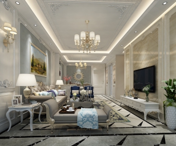 European Style A Living Room-ID:382024265