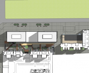 Modern Architectural Bird's-eye View Planning-ID:542481698