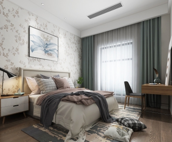 Nordic Style Bedroom-ID:940532869
