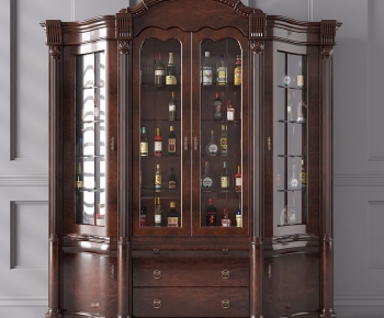 American Style Wine Cabinet-ID:186202395