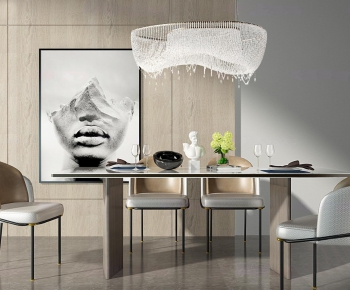 Modern Dining Table And Chairs-ID:284459425