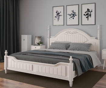 American Style Double Bed-ID:360662974