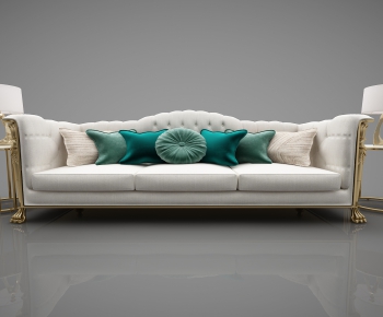 Modern Three-seat Sofa-ID:595400218