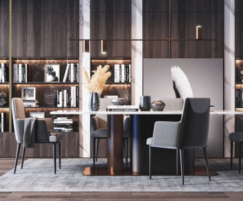 Modern Dining Table And Chairs-ID:205808179
