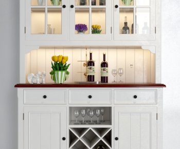 American Style Wine Cabinet-ID:618304169