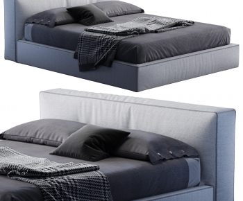 Modern Double Bed-ID:964889129