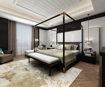 New Chinese Style Bedroom-ID:109214366