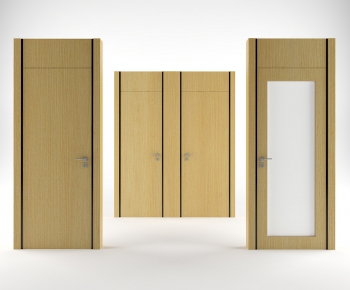 Modern Solid Wood Door-ID:410698247