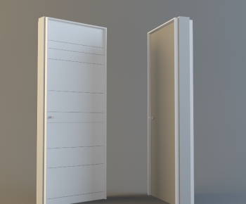 Modern Solid Wood Door-ID:372457449