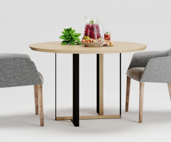 Nordic Style Dining Table And Chairs-ID:359164257