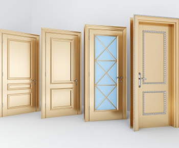 Simple European Style Solid Wood Door-ID:245794787