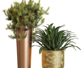 Modern Potted Green Plant-ID:168844869
