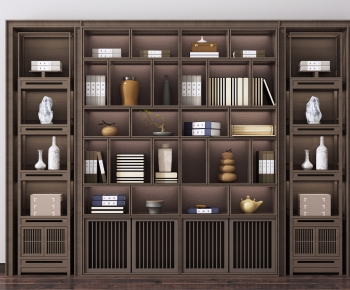 New Chinese Style Bookcase-ID:645328893