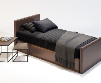 Modern Single Bed-ID:229569513