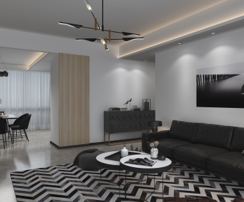 Modern A Living Room-ID:338464693