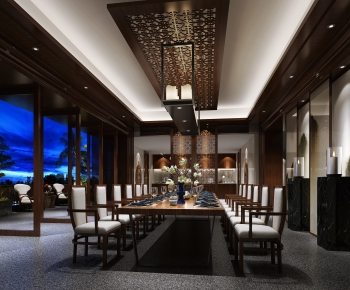 New Chinese Style Dining Room-ID:749557654