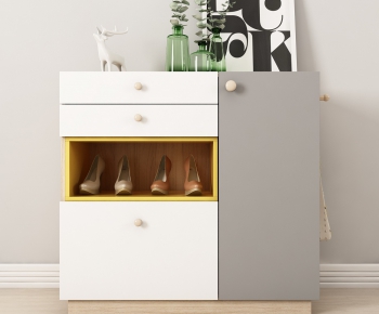 Nordic Style Shoe Cabinet-ID:975226741