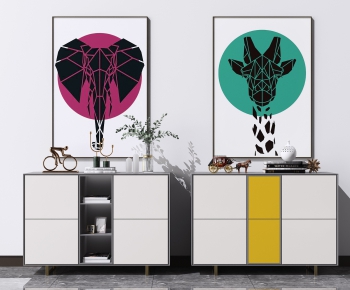 Nordic Style Decorative Cabinet-ID:581756198