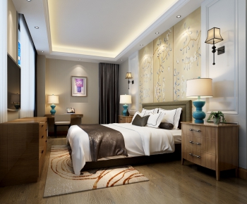 New Chinese Style Bedroom-ID:797860114