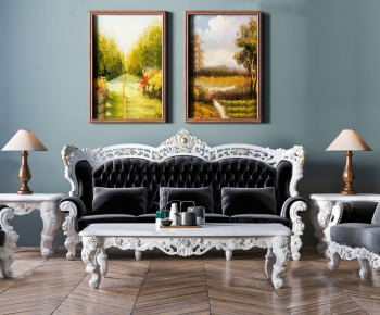 European Style Sofa Combination-ID:255153258