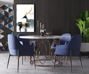 Modern Dining Table And Chairs-ID:606767966