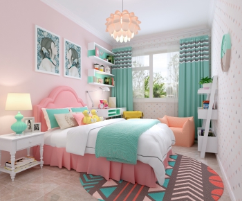 Nordic Style Girl's Room Daughter's Room-ID:440522284