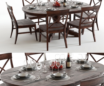 Modern Dining Table And Chairs-ID:173704367