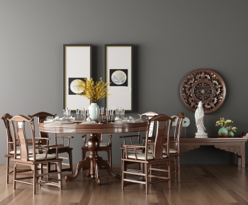 Modern Dining Table And Chairs-ID:411671543