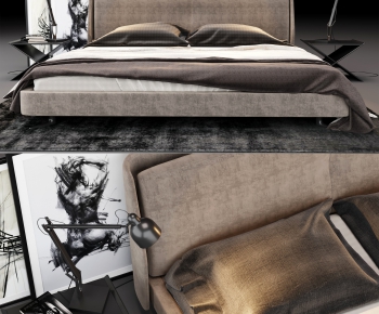 Modern Double Bed-ID:335703867
