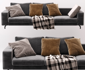 Modern Three-seat Sofa-ID:313556136