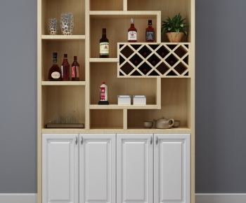 Nordic Style Wine Cabinet-ID:323638137