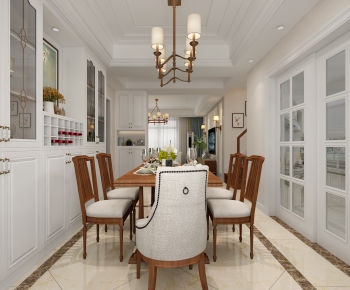 American Style Dining Room-ID:879350859
