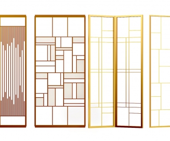 New Chinese Style Metal Screen Partition-ID:692501246