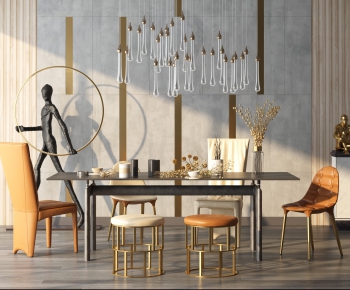 Modern Dining Table And Chairs-ID:822647567