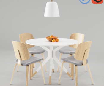 Nordic Style Dining Table And Chairs-ID:475460139