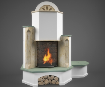 Modern Fireplace-ID:707919961
