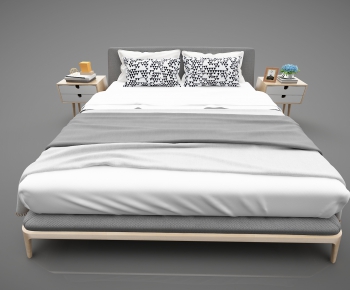 Modern Double Bed-ID:441303423