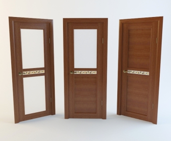 Modern Solid Wood Door-ID:377237221