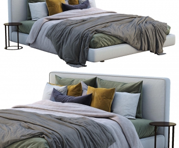 Modern Double Bed-ID:378666573