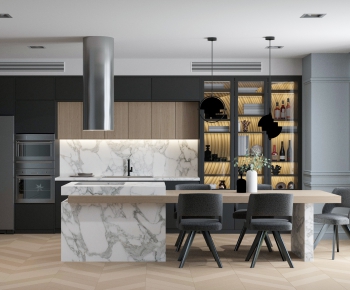 Modern Open Kitchen-ID:763202587