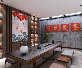 New Chinese Style Tea House-ID:376613332