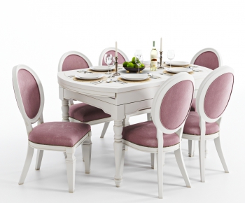 American Style Dining Table And Chairs-ID:240422162