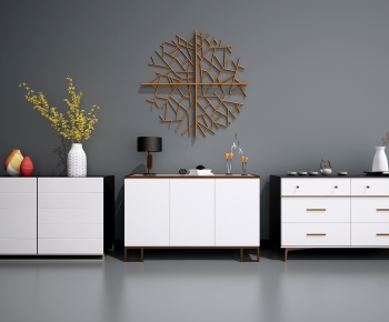 Modern Nordic Style Side Cabinet/Entrance Cabinet-ID:294211543