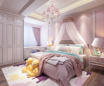 European Style Girl's Room Daughter's Room-ID:738293316